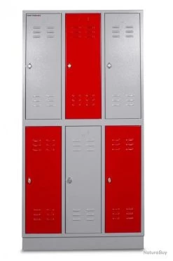 Armoire Robuste à 6 Casiers MW-Tools DEKLK32