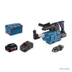 Bosch - Perforateur Sans-fil SDS Plus 18 V 2,6 J + 2 Batteries 6.0 Ah Et Coffret - GBH 18V-26 F Prof