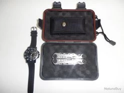 Bricolez Avec Coffret Pinces Multifonctions Et Montre ( Noir Et Alu )