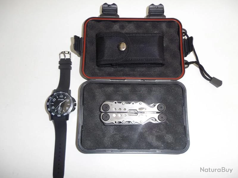 Bricolez Avec Coffret Pinces Multifonctions Et Montre ( Noir Et Alu ) 1 Bricolez Avec Coffret Pinces Multifonctions Et Montre ( Noir Et Alu )