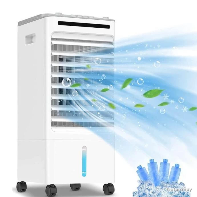 Climatiseur Mobile Silencieux 4 En 1 Refroidisseur D'Air Ventilateur Purificateur Humidificateur 1 Climatiseur Mobile Silencieux 4 En 1 Refroidisseur D'Air Ventilateur Purificateur Humidificateur
