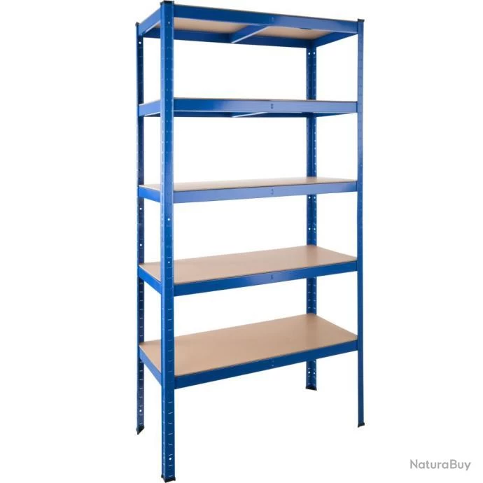 Etagère Charge Lourde Atelier Bricolage 5 Niveaux 175 Kg Bleu 3408167 1 Etagère Charge Lourde Atelier Bricolage 5 Niveaux 175 Kg Bleu 3408167