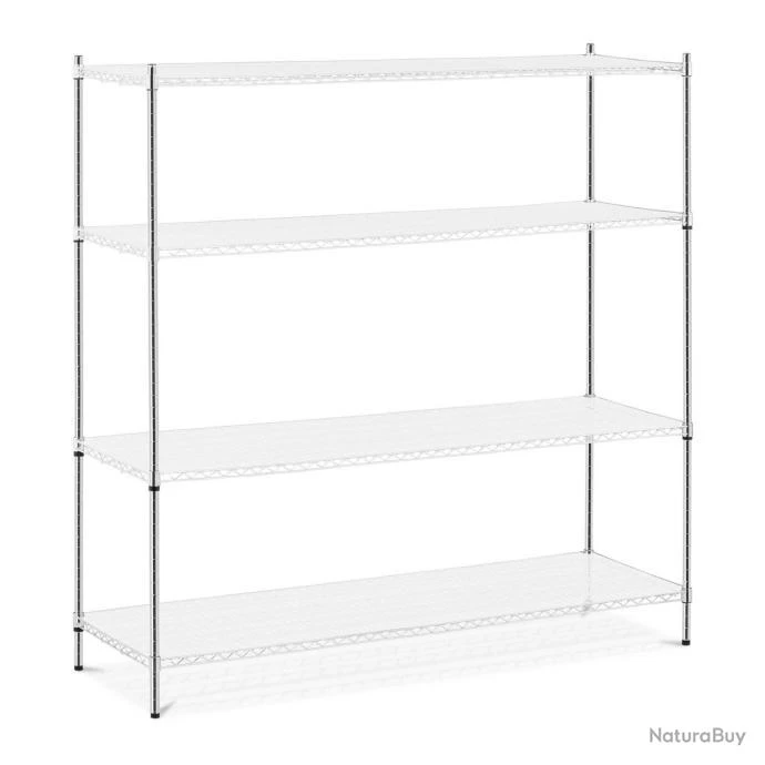 Étagère Charge Lourde Métallique Professionnel 180 X 60 X 180 Cm 1 000 Kg Tapis En Plastique Compri 1 Étagère Charge Lourde Métallique Professionnel 180 X 60 X 180 Cm 1 000 Kg Tapis En Plastique Compri