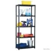 Étagère De Rangement à 5 Niveaux Noir 71x38x170 Cm Plastique 147684