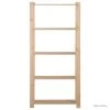 Étagère De Stockage 5 Niveaux 80x28,5x170 Cm Bois De Pin Massif 327320