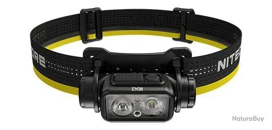 Lampe Frontale NU43 - 1400Lm - Nitecore 1 Lampe Frontale NU43 - 1400Lm - Nitecore