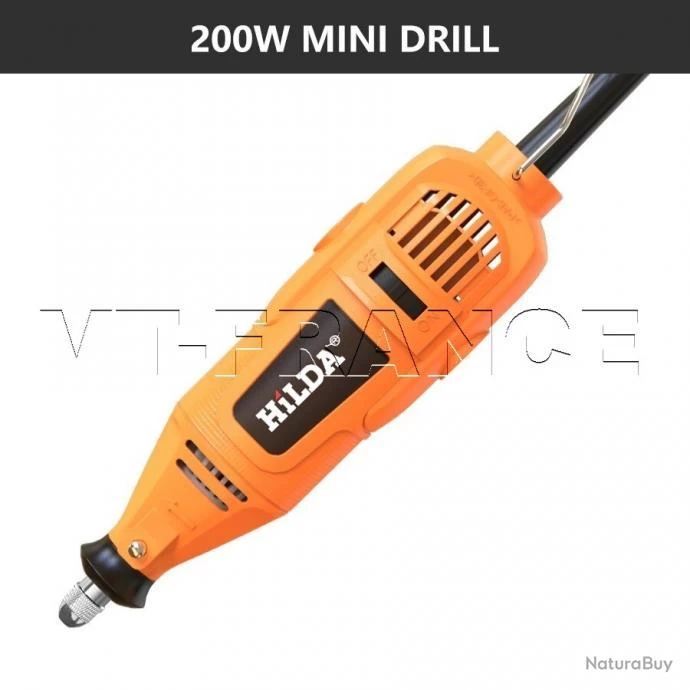 Mini Perceuse Meuleuse Style Dremel, Modele: DM-161 1 Mini Perceuse Meuleuse Style Dremel, Modele: DM-161