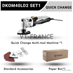 Outil Oscillant Multifonction Pro 400W, Modele: SET1