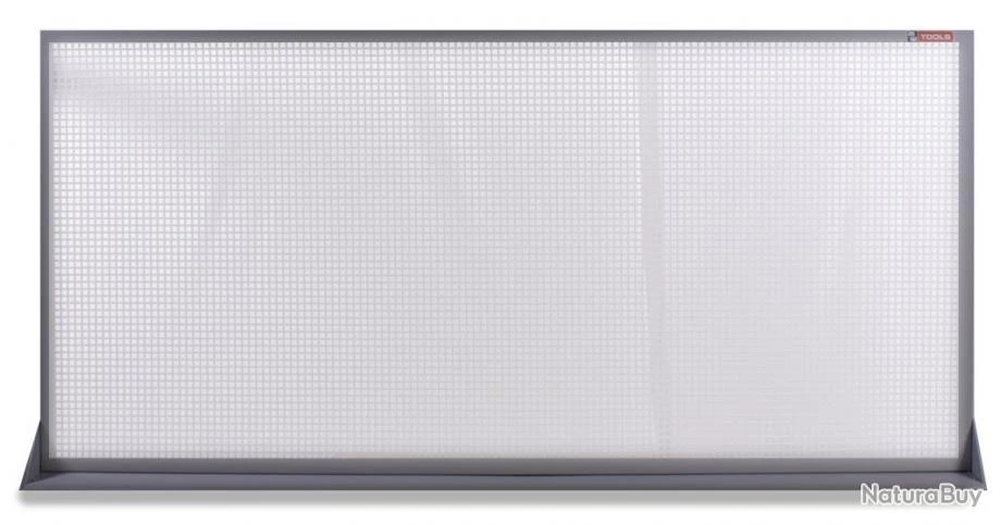 Panneau Perforé Plat En Métal Gris 200x94cm MW-Tools DEKP200-1015 1 Panneau Perforé Plat En Métal Gris 200x94cm MW-Tools DEKP200-1015