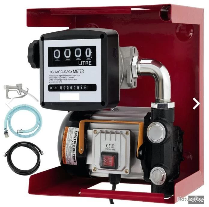 Pompe Diesel Auto-amorçante 60L/min, Pompe Gasoil électrique 550W.......LIVRAISON OFFERTE 1 Pompe Diesel Auto-amorçante 60L/min, Pompe Gasoil électrique 550W.......LIVRAISON OFFERTE