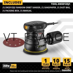 Ponceuse Orbitale PRO 350W, Modele: SD125J1