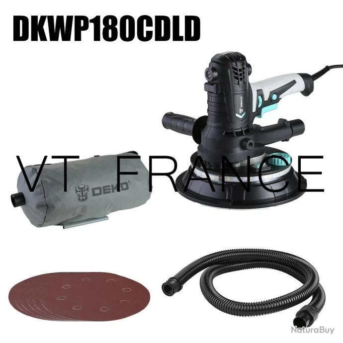 Ponceuse Orbitale PRO 900W 180mm, Modele: DKWP180CDLD 1 Ponceuse Orbitale PRO 900W 180mm, Modele: DKWP180CDLD