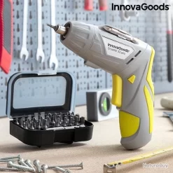 Tournevis électrique Sans Fil Multifonction Avec Accessoires 33 Pièces InnovaGoods® Drivelite