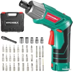 Visseuse Devisseuse Sans Fil 2.0Ah 3.6V Clé à Cliquet 36 Accessoires Lampe LED Charge Avec Câble USB