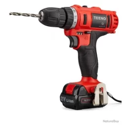 Visseuse Perceuse Sans Fil 2 Batteries 21V Au Lithium 1,5 Ah 2 Vitesses 20 Accessoires