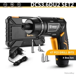 Visseuse Sans Fil Pro Li-ion LED, Modele: SET 2