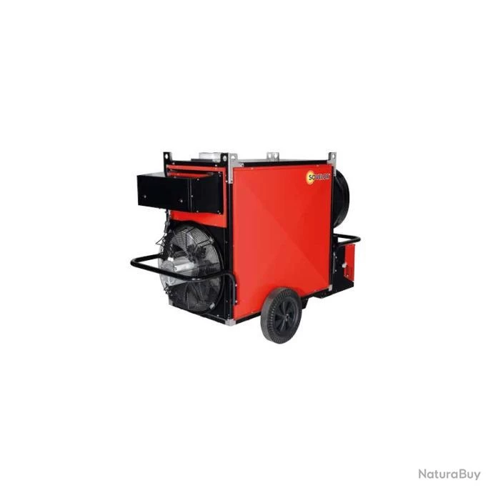 Chauffage à Air Pulsé Mobile JUMBO120 Avec Brûleur Au Fuel 110,4kW 9000m3/h Sovelor 2 Chauffage à Air Pulsé Mobile JUMBO120 Avec Brûleur Au Fuel 110,4kW 9000m3/h Sovelor – Image 2