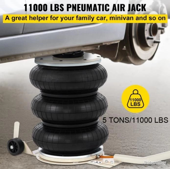 Cric Pneumatique Gonflable 5 Tonnes .....livraison Offerte 2 Cric Pneumatique Gonflable 5 Tonnes .....livraison Offerte – Image 2