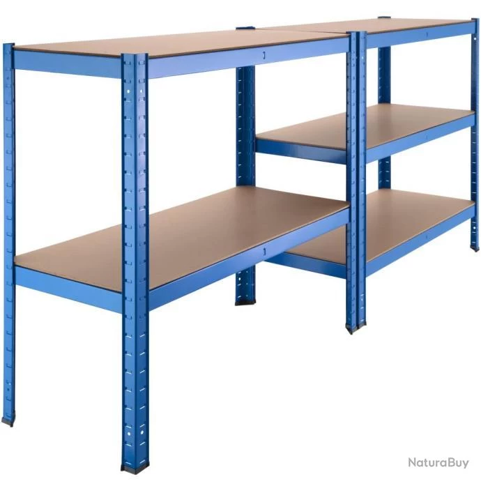 Etagère Charge Lourde Atelier Bricolage 5 Niveaux 175 Kg Bleu 3408167 2 Etagère Charge Lourde Atelier Bricolage 5 Niveaux 175 Kg Bleu 3408167 – Image 2