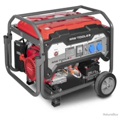 Groupe électrogène Essence 5,0kW 230V - Démarrage électrique MW-Tools BG50E