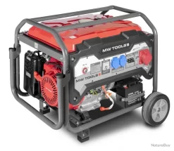 Groupe électrogène Essence 6,5kW 3x400V - Démarrage électrique MW-Tools BG65ED