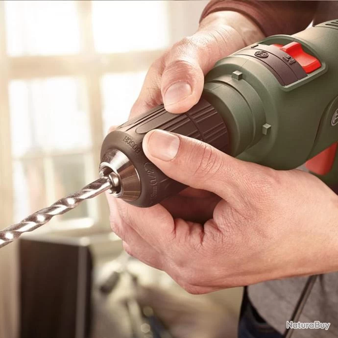 Perceuse BOSCH à Percussion Electrique Bricolage Maison Jardin Voiture Terrasse 2 Perceuse BOSCH à Percussion Electrique Bricolage Maison Jardin Voiture Terrasse – Image 2