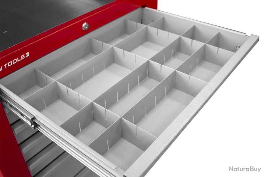 Set De Séparateurs De Tiroirs Gris MW-Tools LV207 1 Set De Séparateurs De Tiroirs Gris MW-Tools LV207