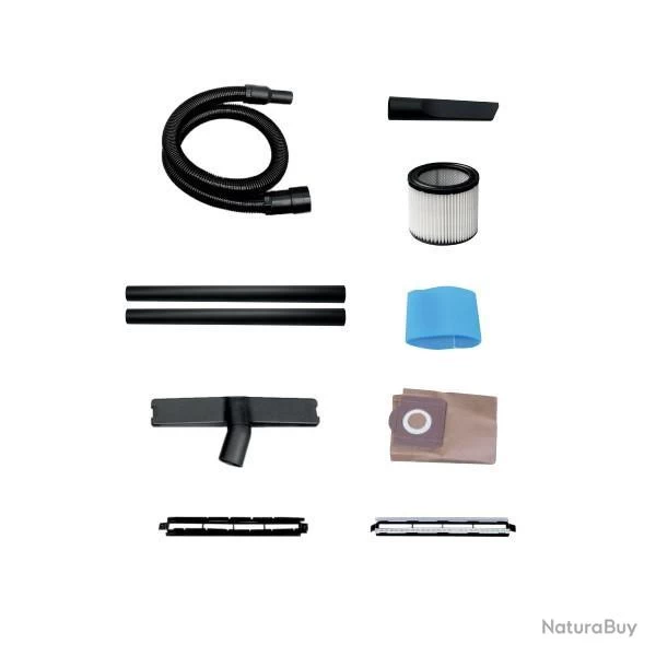 Aspirateur Eau Et Poussières Lavor WTP 30 X 1600W Cuve Inox 30L Avec Accessoires 3 Aspirateur Eau Et Poussières Lavor WTP 30 X 1600W Cuve Inox 30L Avec Accessoires – Image 3