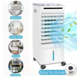 Climatiseur Mobile Silencieux 4 En 1 Refroidisseur D'Air Ventilateur Purificateur Humidificateur 8 Climatiseur Mobile Silencieux 4 En 1 Refroidisseur D'Air Ventilateur Purificateur Humidificateur -Des outils pour votre vie. 00003 Climatiseur Mobile Silencieux 4 en 1 Refroidisseur D Air Ventilateur Purificateur Humidificateur