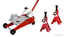 Pack Cric Rouleur 3T Avec Pédale Rapide + Paire De Chandelles 3T MW-Tools CATM300SET