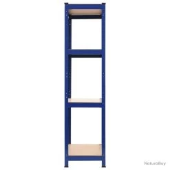 Étagère Charge Lourde De Rangement Bleu 80 X 40 X 160 Cm Acier Et MDF 02_0000705 10 Étagère Charge Lourde De Rangement Bleu 80 X 40 X 160 Cm Acier Et MDF 02_0000705 -Des outils pour votre vie. 00003 Etagere charge lourde de rangement bleu 80 x 40 x 160 cm acier et MDF 02 0000705