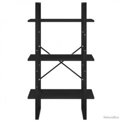 Étagère De Rangement Noir 60x30x105 Cm Aggloméré 806508 -Des outils pour votre vie. 00003 Etagere de rangement Noir 60x30x105 cm Agglomere 806508