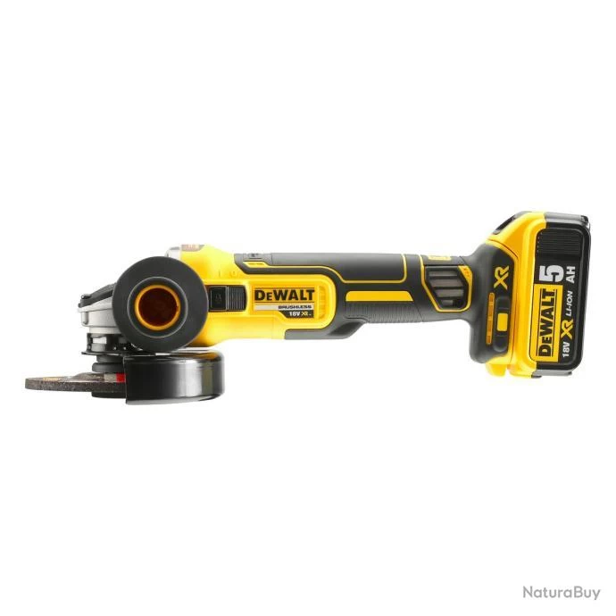 Meuleuse à Batterie 18V 5Ah Li-Ion Brushless 125mm Avec Coffret TSTAK DCG405P2 DeWalt 2 Meuleuse à Batterie 18V 5Ah Li-Ion Brushless 125mm Avec Coffret TSTAK DCG405P2 DeWalt – Image 2