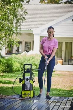 Nettoyeur Haute Pression Ryobi RPW120B 1800W 120bar Eau Froide Débit 380 L/h 5 Nettoyeur Haute Pression Ryobi RPW120B 1800W 120bar Eau Froide Débit 380 L/h -Des outils pour votre vie. 00003 Nettoyeur haute pression Ryobi RPW120B 1800W 120bar eau froide debit 380 l h