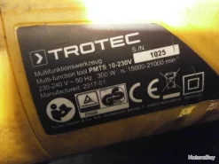 Outil Multi Fonction TROTEC PMTS-10 Excellent état - Complet -Des outils pour votre vie. 00003 Outil multi fonction TROTEC PMTS 10 excellent etat complet