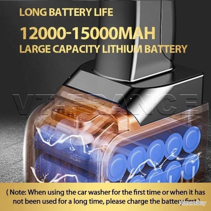 Pistolet Haute Pression Sans Fil 30/60 Bars, Modele: Kit 2 3 Pistolet Haute Pression Sans Fil 30/60 Bars, Modele: Kit 2 – Image 3