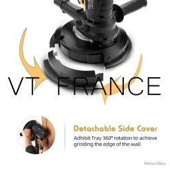 Ponceuse Orbitale PRO 900W 180mm, Modele: DKWP180CDLD 7 Ponceuse Orbitale PRO 900W 180mm, Modele: DKWP180CDLD -Des outils pour votre vie. 00003 Ponceuse Orbitale PRO 900W 180mm Modele DKWP180CDLD