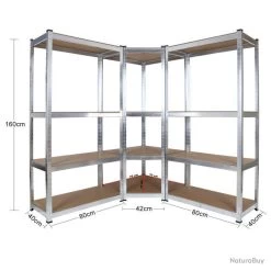 Rayonnage D'atelier Lourd étagères Enfichables 160 Cm Armoire De Coin Kit Cave Stockage 16_0002707 8 Rayonnage D'atelier Lourd étagères Enfichables 160 Cm Armoire De Coin Kit Cave Stockage 16_0002707 -Des outils pour votre vie. 00003 Rayonnage d atelier lourd etageres enfichables 160 cm armoire de coin kit cave stockage 16 0002707