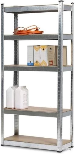 TOP ENCHERE - Etagère Modulable à 5 Plateaux - Résistant Jusqu'à 130 Kg - LIVRAISON GRATUITE 7 TOP ENCHERE - Etagère Modulable à 5 Plateaux - Résistant Jusqu'à 130 Kg - LIVRAISON GRATUITE -Des outils pour votre vie. 00003 TOP ENCHERE Etagere modulable a 5 plateaux Resistant jusqu a 130 kg LIVRAISON GRATUITE