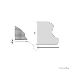 Tapis Antidérapant Emuca Pour Tiroirs Effet Textile 2000x48cm Finition Plastique Blanc -Des outils pour votre vie. 00003 Tapis antiderapant Emuca pour tiroirs effet textile 2000x48cm finition plastique blanc