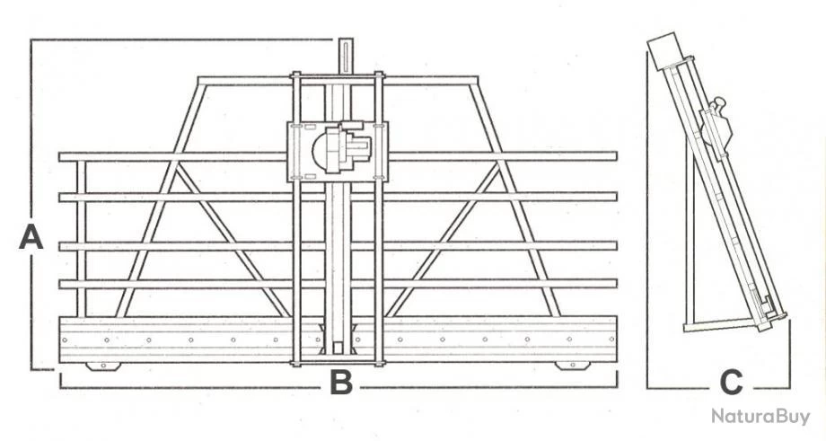 C5 - Scie à Panneaux Verticale - 1,65 KW - 1625 Mm SSC SSCC5V3 4 C5 - Scie à Panneaux Verticale - 1,65 KW - 1625 Mm SSC SSCC5V3 – Image 4