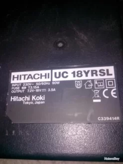 Chargeur De Batterie 18Volts Hitachi 8 Chargeur De Batterie 18Volts Hitachi -Des outils pour votre vie. 00004 Chargeur de batterie 18Volts Hitachi