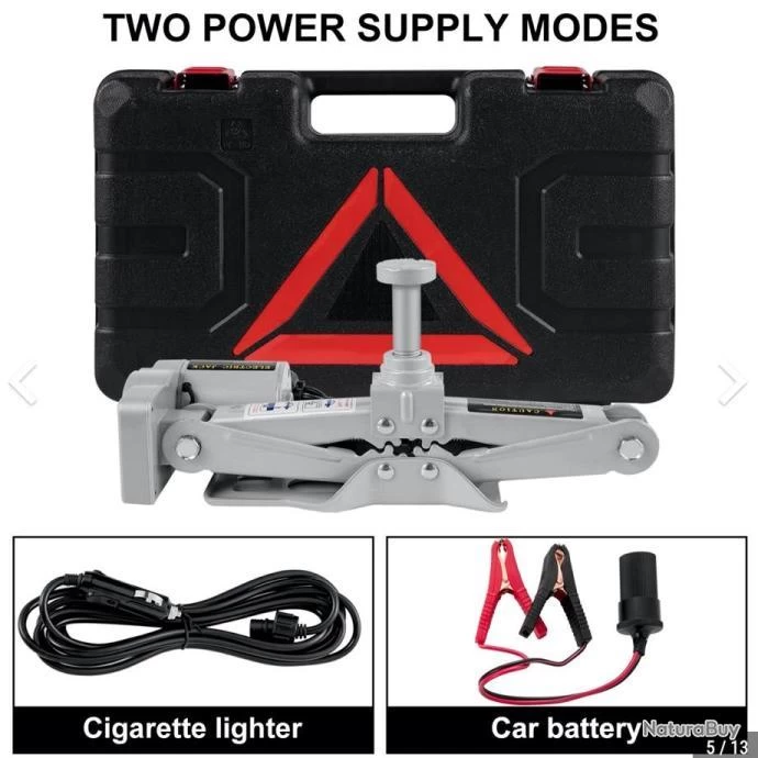 Cric Électrique à Ciseaux, DC 12 V 3 Tonnes 4 Cric Électrique à Ciseaux, DC 12 V 3 Tonnes – Image 4