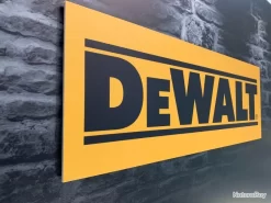 Enseigne Plaque Décoration Garage DEWALT -Des outils pour votre vie. 00004 Enseigne Plaque decoration Garage DEWALT