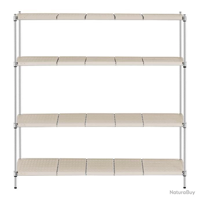 Étagère Charge Lourde Métallique Professionnel 180 X 60 X 180 Cm 1 000 Kg Tapis En Plastique Compri 4 Étagère Charge Lourde Métallique Professionnel 180 X 60 X 180 Cm 1 000 Kg Tapis En Plastique Compri – Image 4