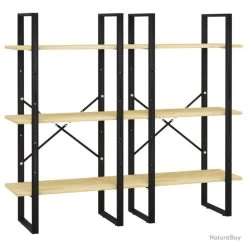 Étagère De Rangement 60 X 30 X 210 Cm Bois De Pin Massif 02_0000687 -Des outils pour votre vie. 00004 Etagere de rangement 60 x 30 x 210 cm bois de pin massif 02 0000687