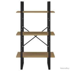 Étagère De Rangement Marron 60x30x105 Cm Bois De Pin Massif 806515 -Des outils pour votre vie. 00004 Etagere de rangement Marron 60x30x105 cm Bois de pin massif 806515
