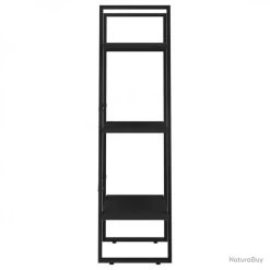 Étagère De Rangement Noir 60x30x105 Cm Aggloméré 806508 -Des outils pour votre vie. 00004 Etagere de rangement Noir 60x30x105 cm Agglomere 806508