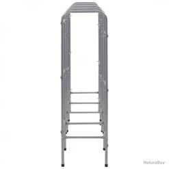 Étagère De Rangement Pour 12 Caisses Argenté 190x33x116cm Acier 285215 -Des outils pour votre vie. 00004 Etagere de rangement pour 12 caisses Argente 190x33x116cm Acier 285215