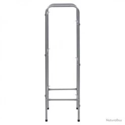 Étagère De Rangement Pour 3 Caisses Argenté 50x33x116 Cm Acier 285212 -Des outils pour votre vie. 00004 Etagere de rangement pour 3 caisses Argente 50x33x116 cm Acier